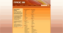 Desktop Screenshot of magic68.info